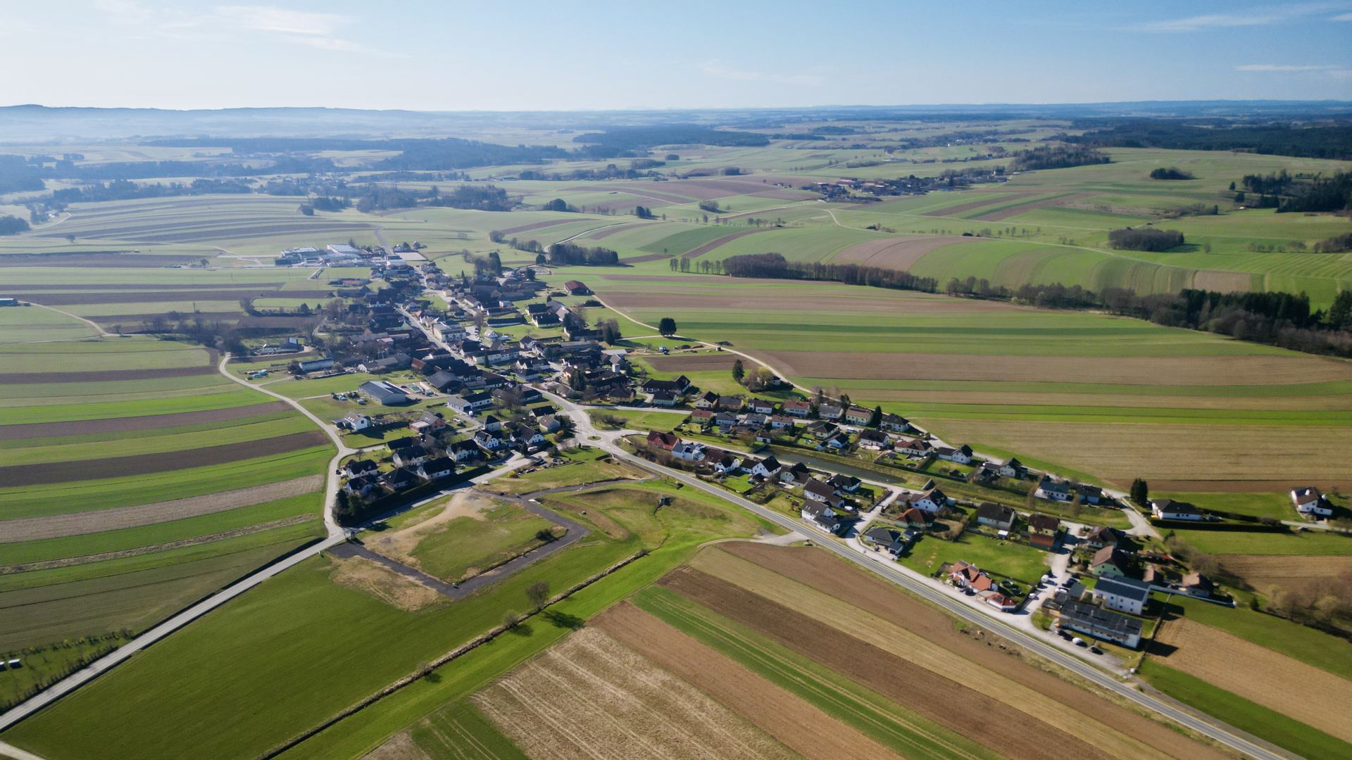 Drohnenaufnahme Waldviertel